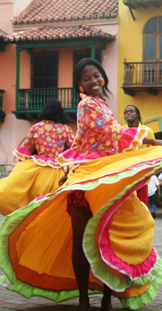 Traditional Dance performance in Cartagena