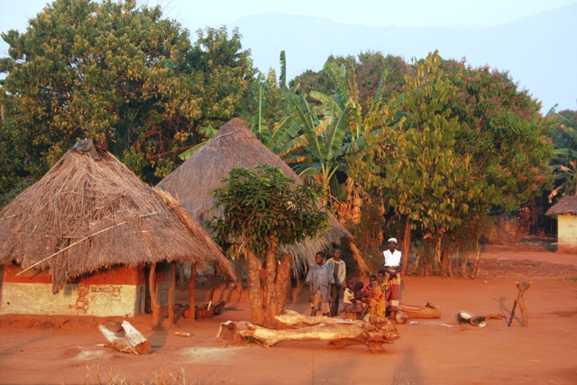 Tidy villages in Africa.
